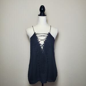 WAYF Black Cami Top Large